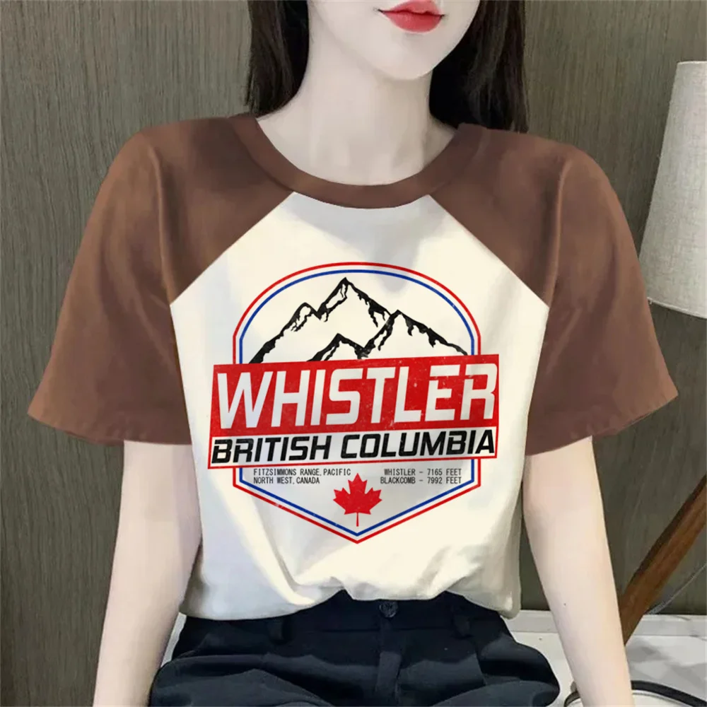 Canada T-shirt Shoujo Gyaru Summer Gothic Scene Streetwear Tshirt Anime Psychedelic Dollette Y2k Cute shoujo clearance sales 80s