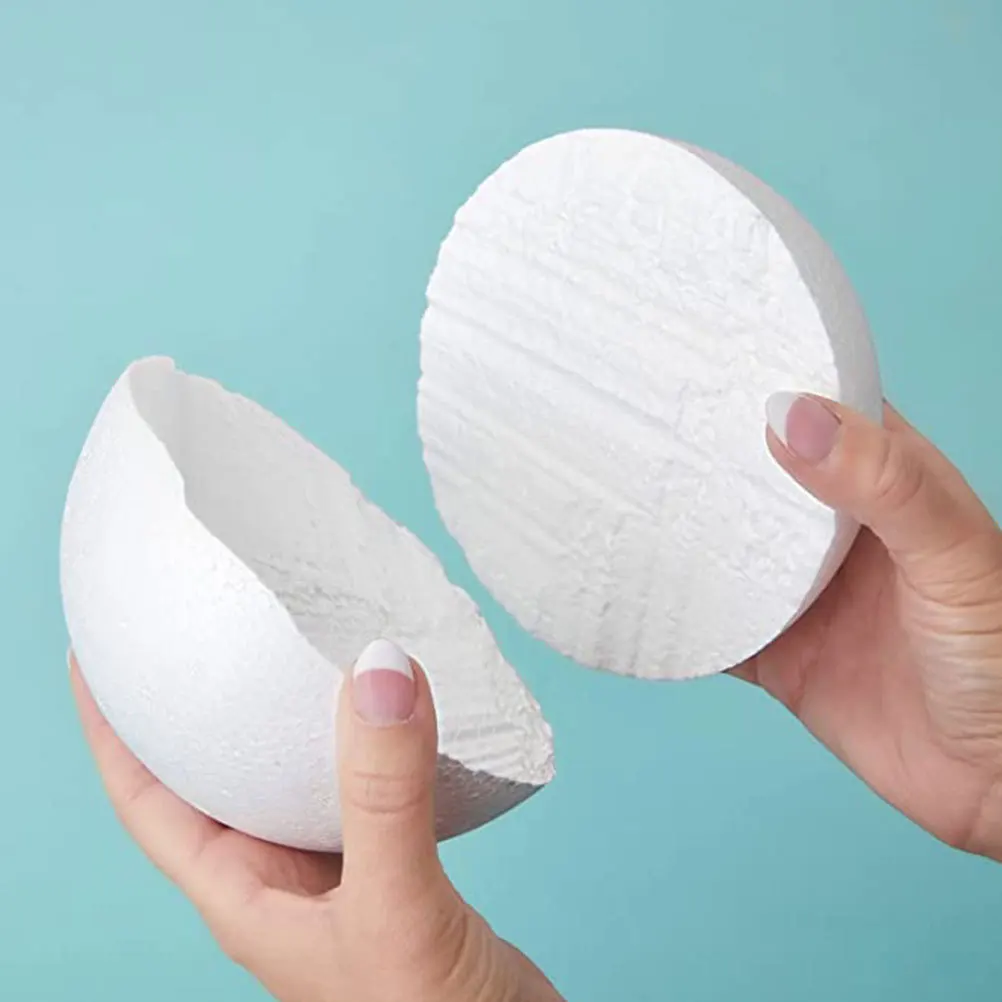 

2 шт. пенопластовые шары для рукоделия, высококачественные круглые пенопластовые сферы для проектов DIY, моделей, детского творчества и обучения