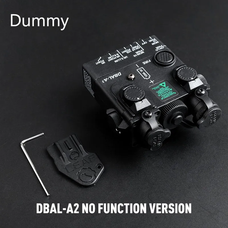 WADSN DBAL-A2 No Function Dummy Laser Battery Box Hunting No IR Airsoft Weapon Scout Accessory airsoft Decorative Fit 20mm Rail