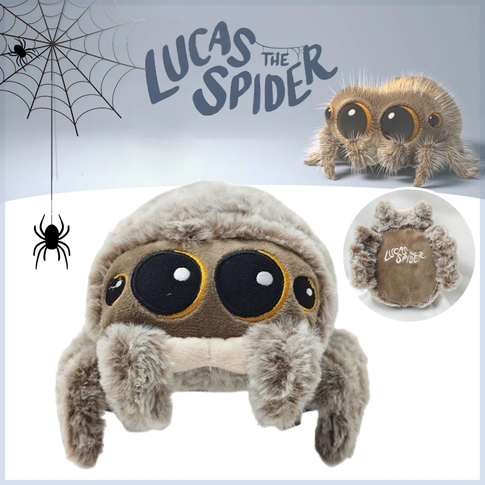 Spider Lucas' Friend Bzzzz Plush Toy Lucas Plush Toy Plush Toy Plush Jumping Spider Christmas Children's Gift Toy