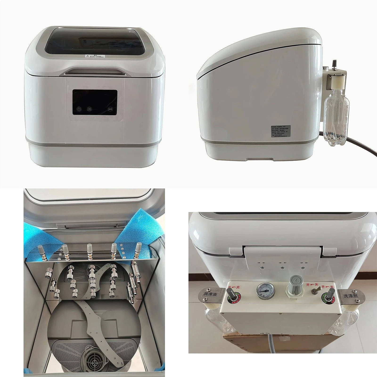 Electric Dentals Auto Handpiece Maintenance Lubrication System Fast Cleaning Machine