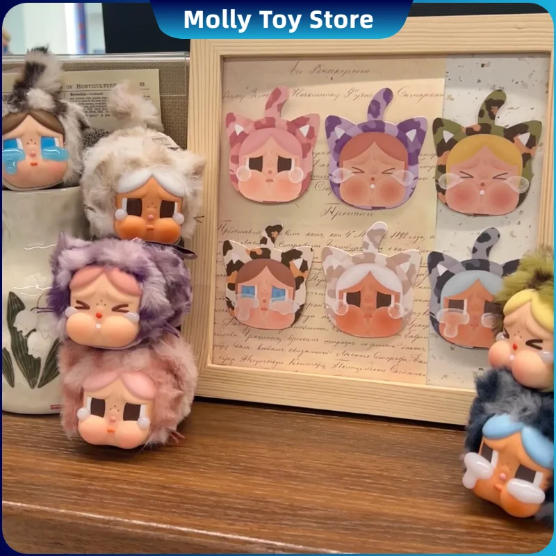 

100% Genuine Pop Mart Crybaby Plush Cat Series Toy Figure Blind Box Hanging Ornament Soft Cuddly Toy Collectible Action Figure