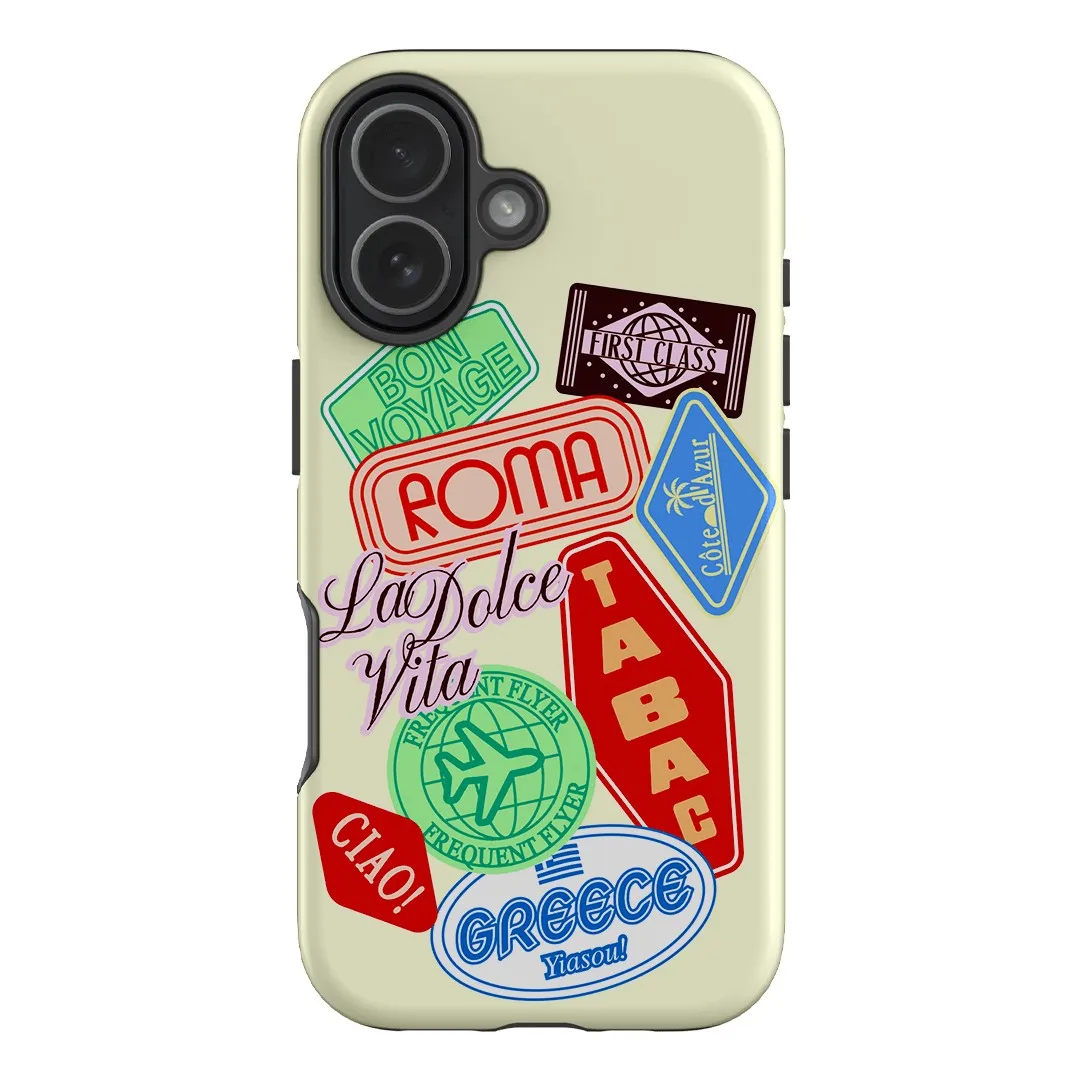 

Luxury Well Travelled Phone Case for iPhone 17 16 15 14 13 12 11 Pro Max Air Plus Luxury Double-layer Back Cover