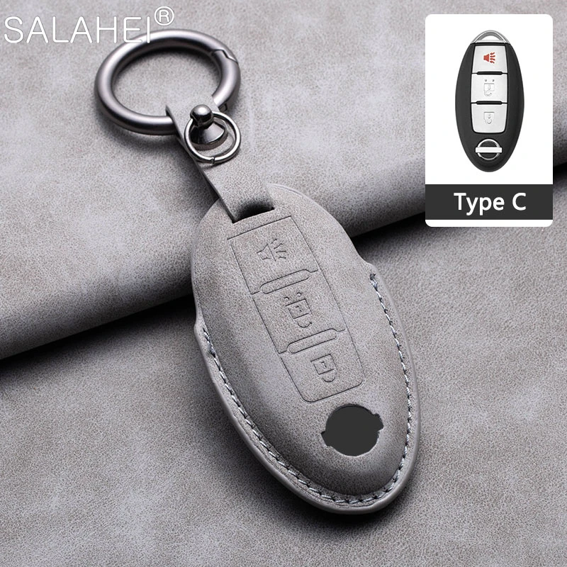 Car Key Cover Case Shell Holder For Nissan Juke Micra Qashqai J10 X-Trail T32 Versa Patrol Tiida Pathfinder Infiniti Accessories