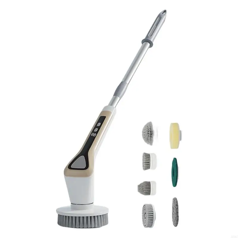 A0NC Electric Spin Scrubber Professional Waterproof Spin Scrubbr 2600mAh แบตเตอรี่