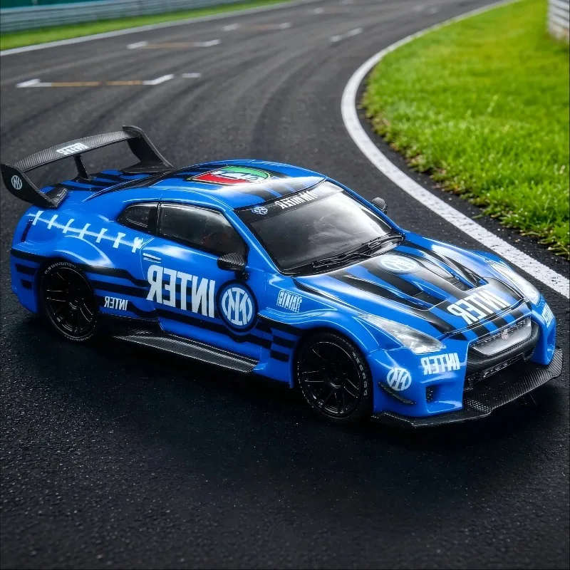 Demon King Auto 1/64 Nissan R35 wins 21 times commemorative car can be driven Alloy Die Casting Car Model Collection Model