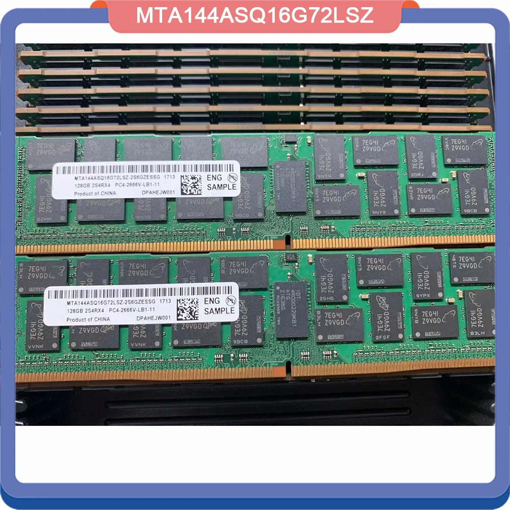 

MTA144ASQ16G72LSZ 128GB 128G DDR4 2666MHz 2S4RX4 PC4-2666V ECC REG For MT Server Memory Fast Ship High Quality