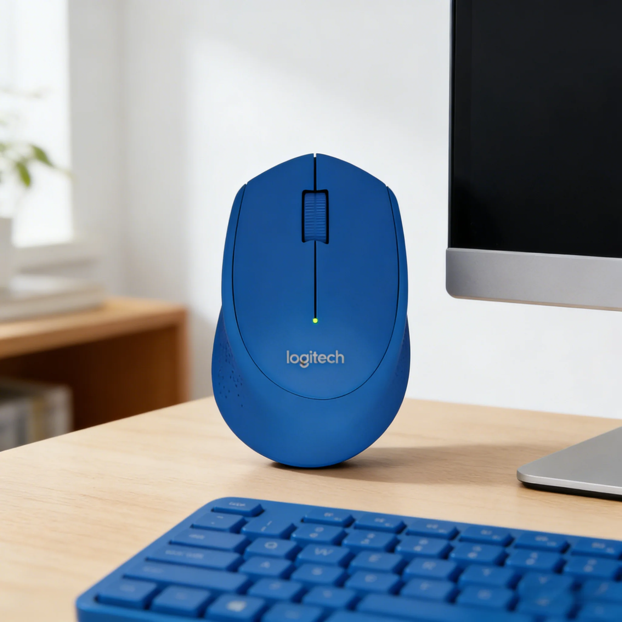 Logitech M28 Silent Wireless Mouse 2.4G USB 90% Noise Reduction 18M Battery For Windows Mac Laptop Commercial Office Library