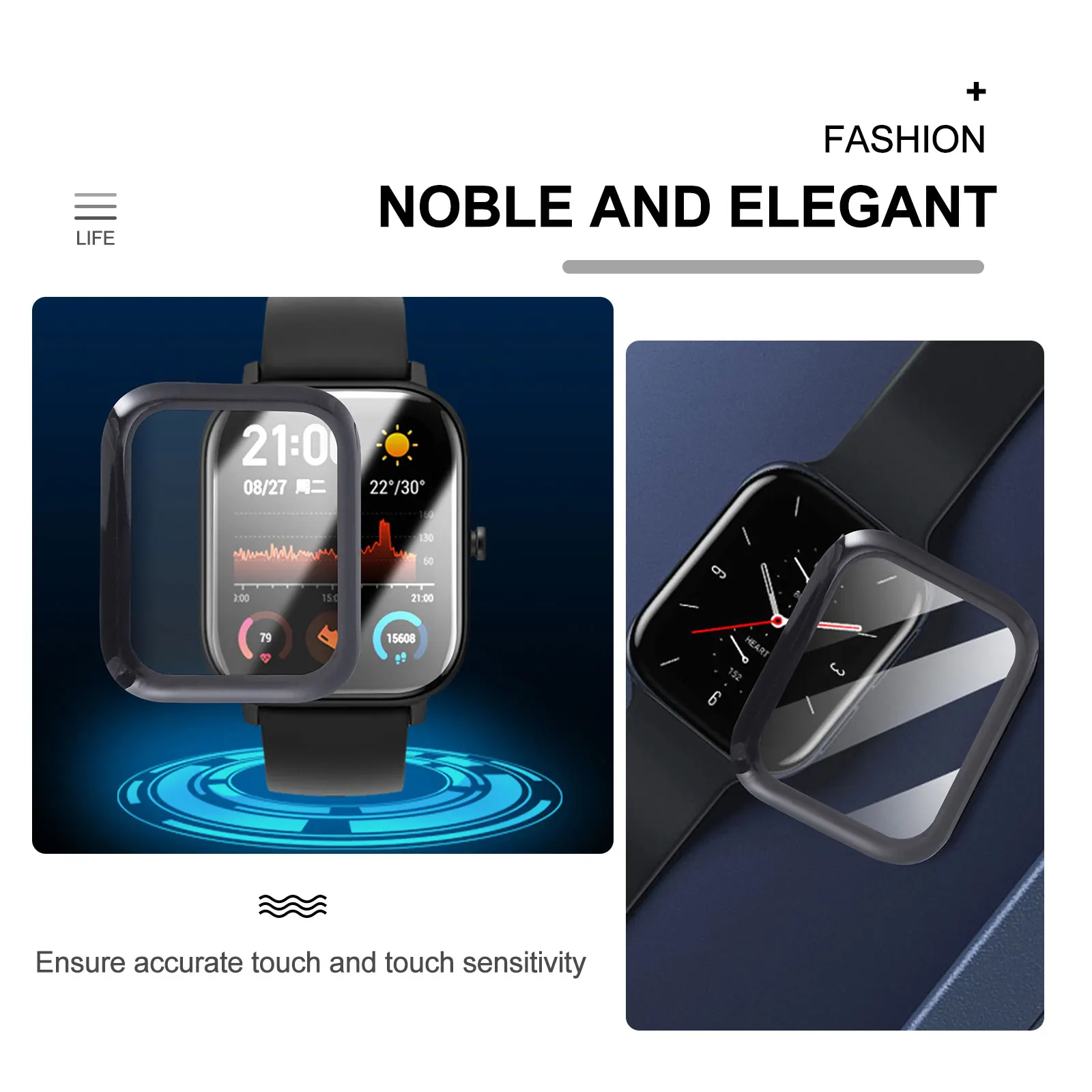 

Curved Protective Film For Smart Screen Protector Waterproof Heat Resistant Scratch Resistant For Watches