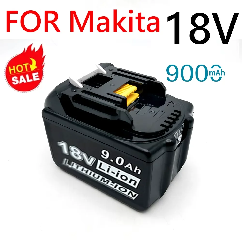 

Power battery 18V 9.0Ah for Makita BL1830B BL1850B BL1850 BL1840 BL1860 BL1815 Replacement Lithium Battery