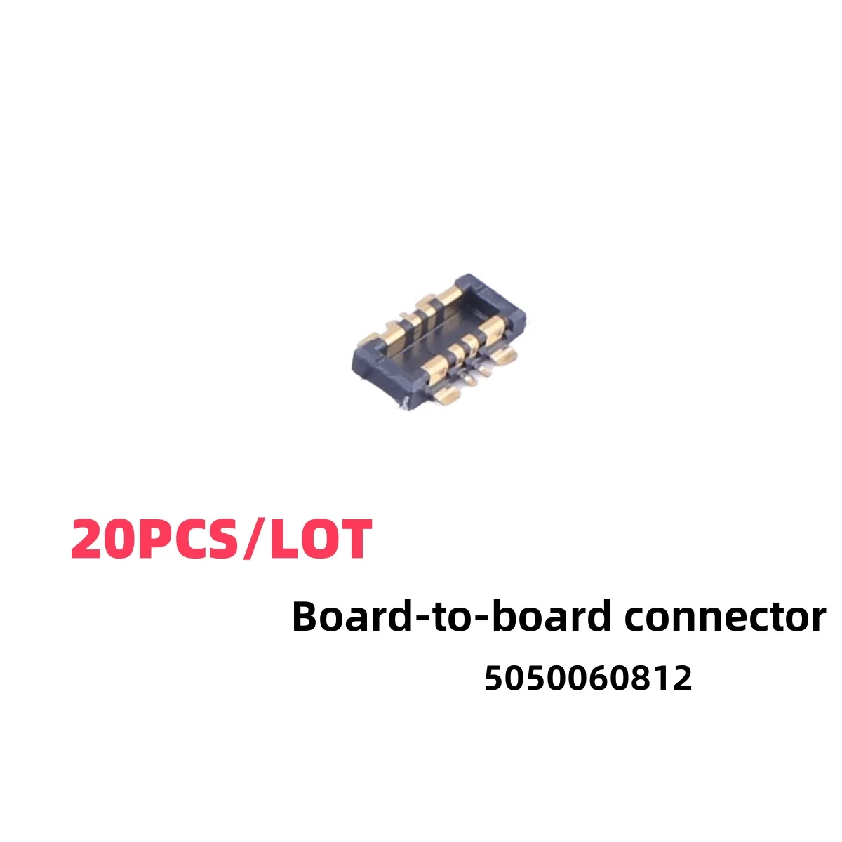 20 PZ/LOTTO 5050060812 505006-0812 8PIN P=0.4MM Connettore scheda-scheda Nuovo e Originale