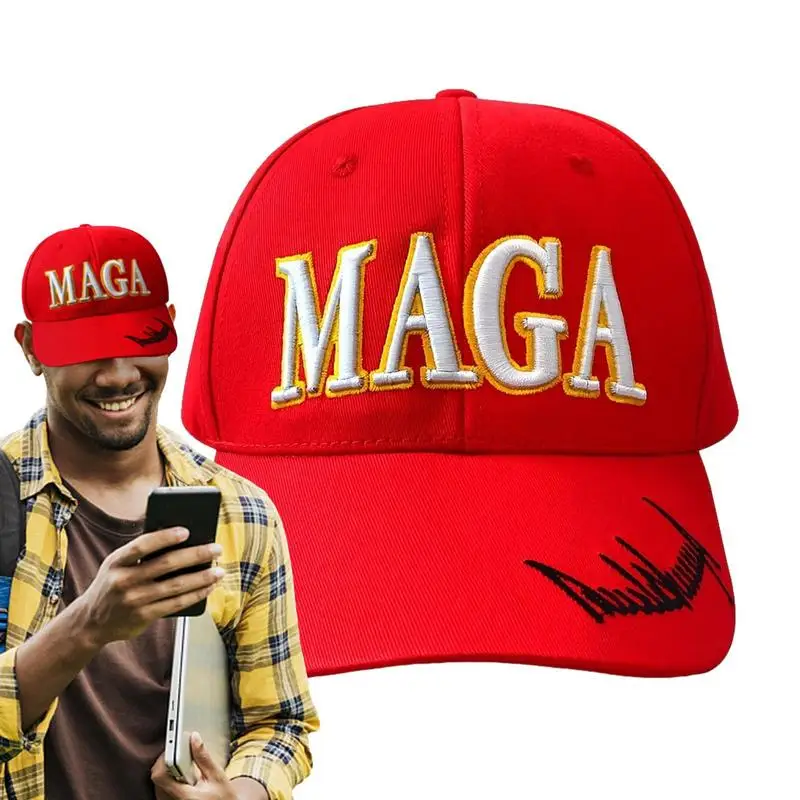 Make USA Great Again Hat Adjustable red Embroidered Letters US Election Baseball Caps Unisex Adult Great President Slogan Hats