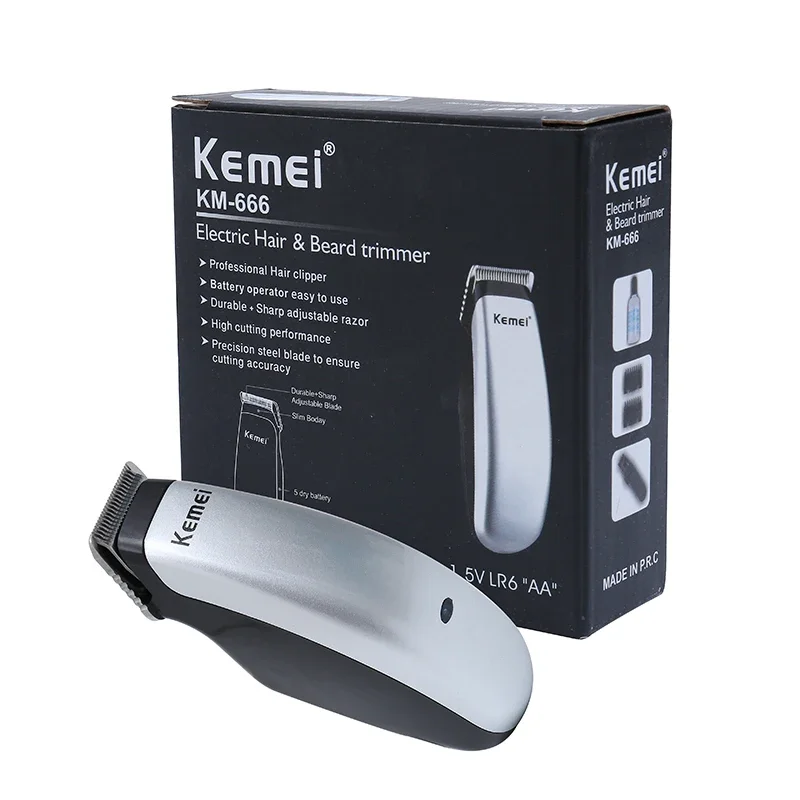 

Kemei Portable Electric Hair Clipper Rechargeable Simple Mini Hair Cutting Machine High Quality Hairdressing Tools KM-9612