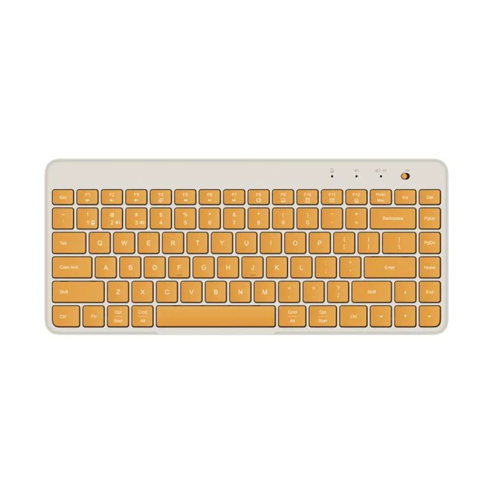 Original Xiaomi Colorful Portable Dual Mode Keyboard Kit Wireless 2.4GHz Bluetooth Multi Device Connection With Split Holder
