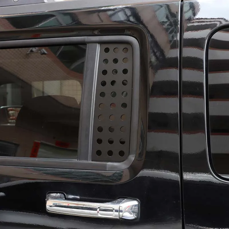 Voor Hummer H3 2005-2009 Aluminium Exterieur Details Auto Achterruit Glas Guard Plaat Accessoires Auto Modificatie