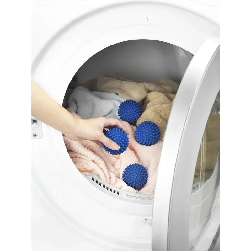 

4/6pcs Reusable Laundry Balls - Essential Washing And Drying Aids For Anti Tangling And Soft Cleaning Of Clothes