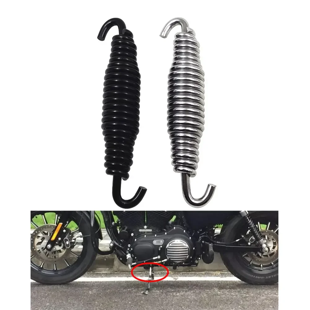 Side Kickstand Adapter Kick Jiffy Stand Spring for Harley Touring 1991-1998, Sotail 1985-2006, Sportster 883 1200 XL 1991-2022