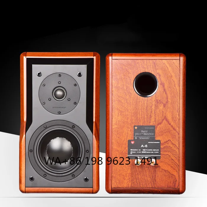Affordable HIFI Bluetooth Bookshelf Speaker with Stands High Fidelity Audio for Home Desktop Entertainment