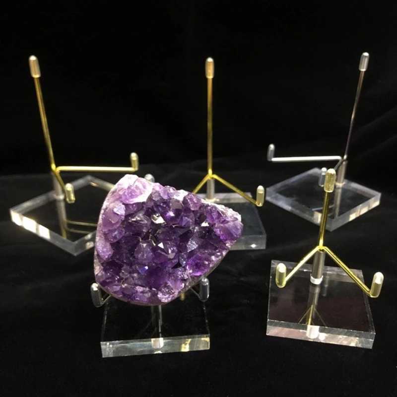 Multipurpose Crystals Showcases Storage Stand with Adjustable Sturdy Acrylics Hook for Space Saving Storage Designs