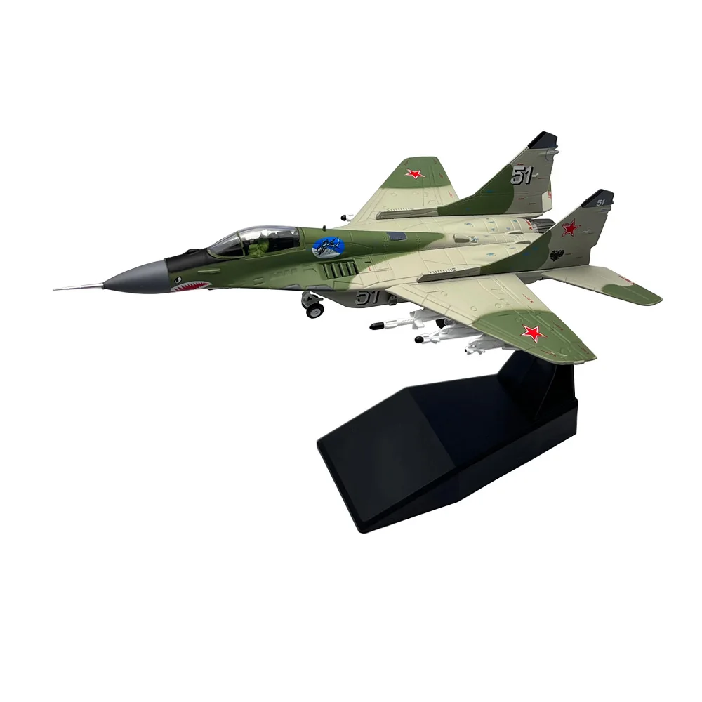 러시아 MIG-29 Mig29 풀크럼 C 전투기, 다이캐스트 금속 비행기, 항공기 모형, 어린이 선물, 장난감 장식품, 1/100 체중계