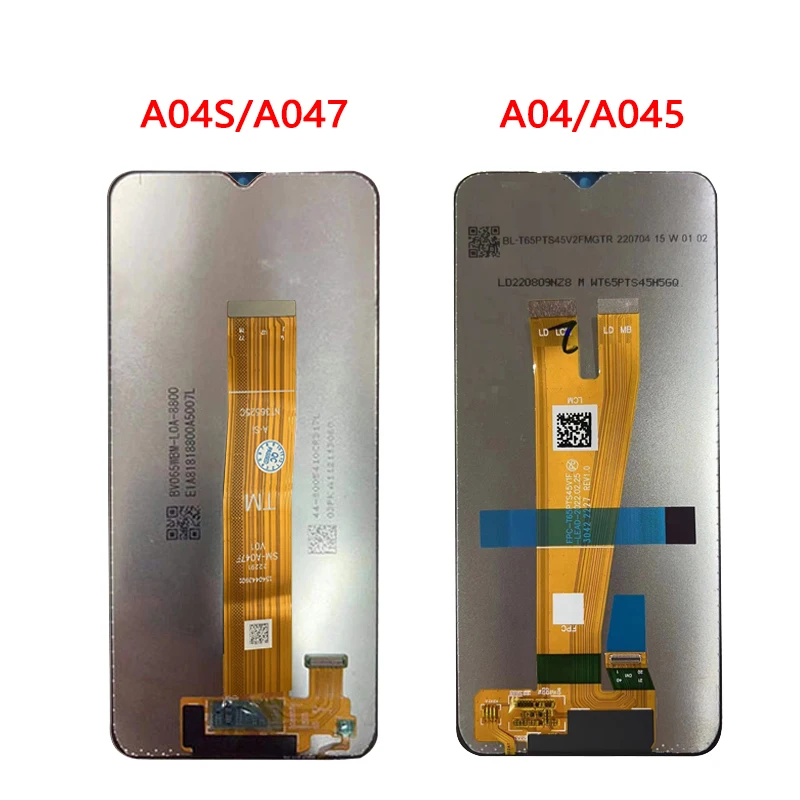 New LCD For Samsung  A04 LCD A045F A045F/DS Display Screen Digitizer For Samsung A04S LCD A047F A047F/DS A047F/DSN