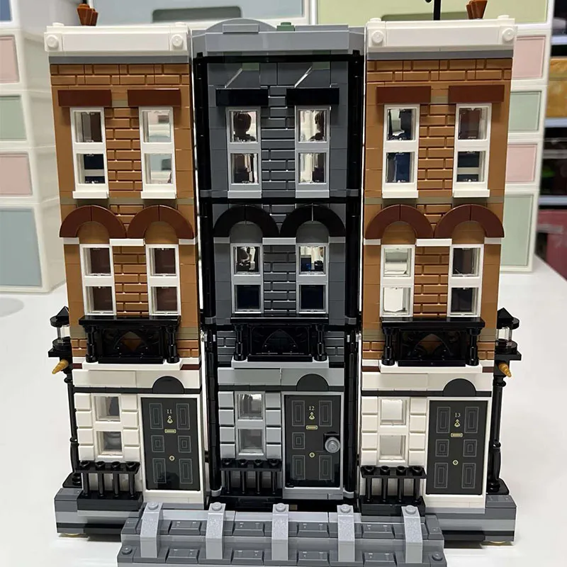 Grimmauld Place MOC Modular Street View Model Custom Puzzle Architecture DIY Assembly Building Blocks Collection Gifts