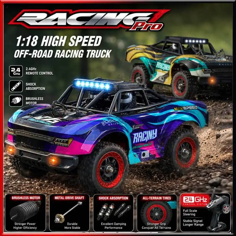 Rocket Brushless Rc Car High Speed 4wd Off Road Drift Racing Climbing Vehicle For Adult Competitive Use