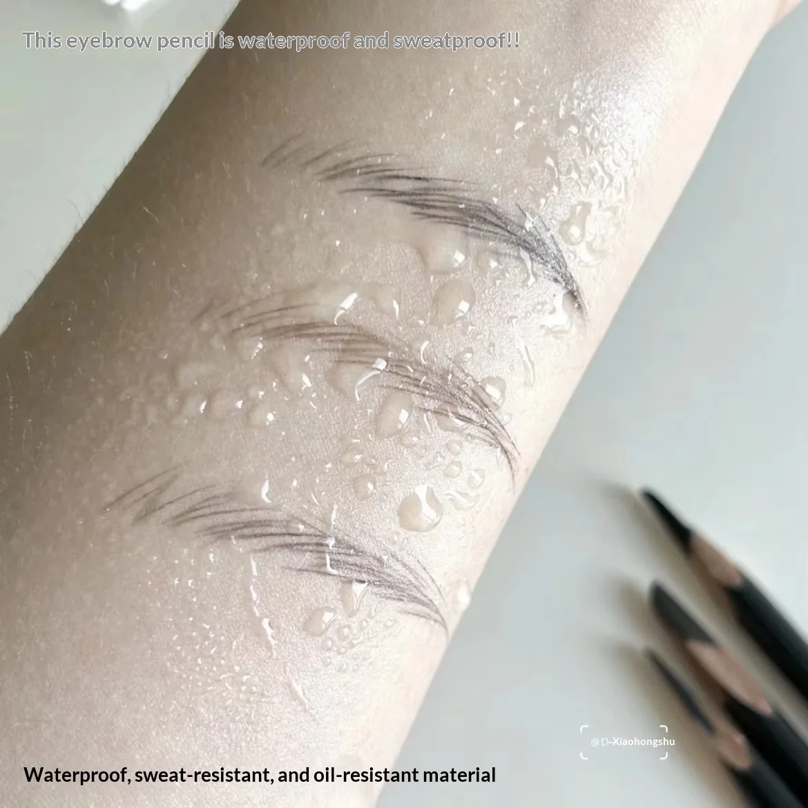 Judydoll Double Head Machete Eyebrow Pen Waterproof Long-lasting With Brush Condensed Non-fading Triangular Outline Brow Shape