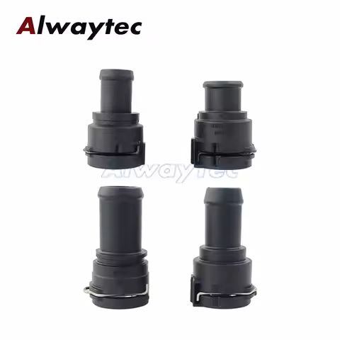 Car Radiator Coolant Hose Flange Quick Acting Coupling Adapter Pipe Connector with Clip Seal For Audi A3 8L 8P 1996 - 2012 2013