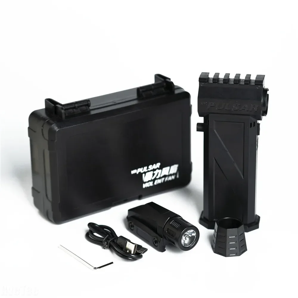 Mini Turbojet Fan with Flashlight Storage Case Violent Blower 140,000 RPM 9000mah for Car Keyboard Clean Dust Tool