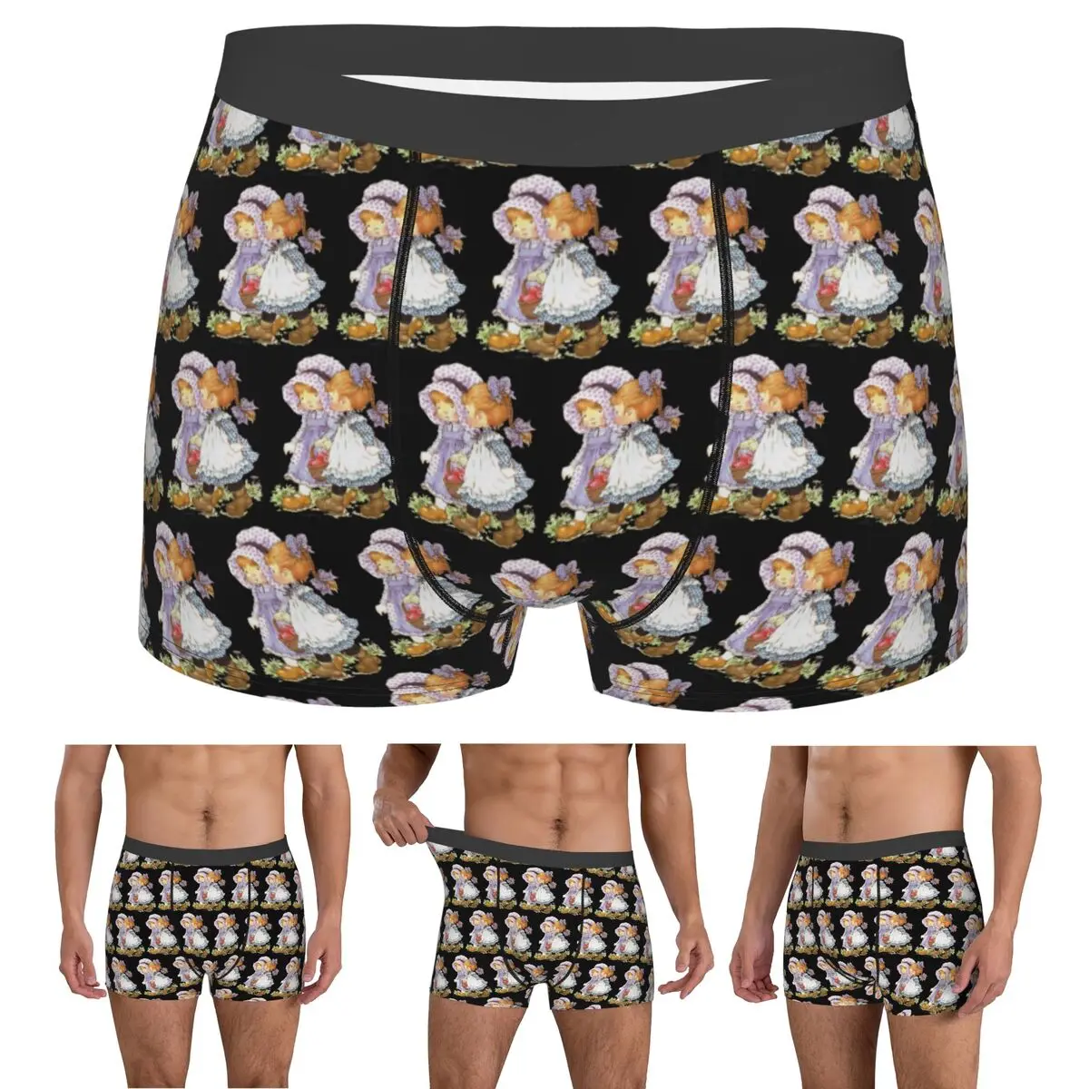 

Boxer Underpants Shorts Sarah Kay Girl Panties Male Ventilate Underwear for Homme Man Boyfriend Gifts