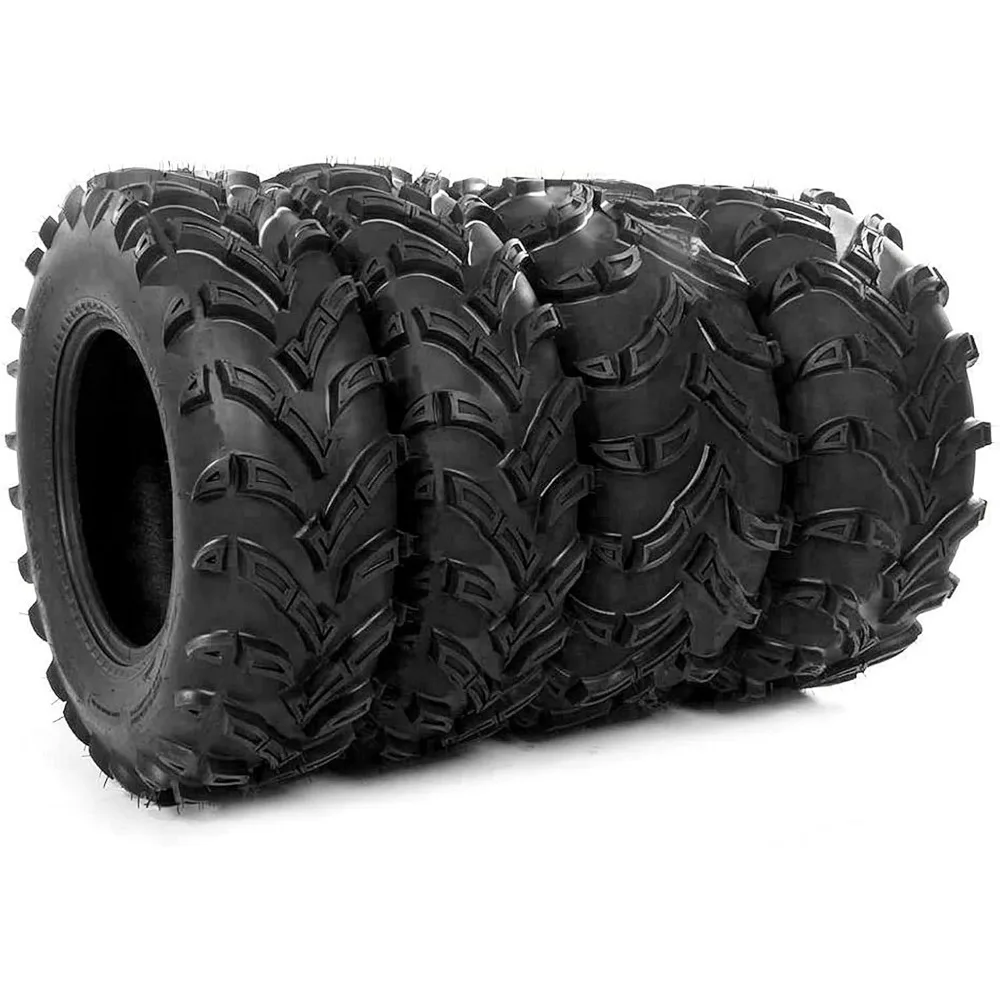 

Set of 4 All Terrain ATV UTV Tires 26x9-12 Front & 26x11-12 Rear 6-PR Tubeless