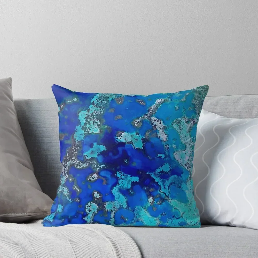 Blue holes, Cocos lagoon, Indian Ocean Throw Pillow Pillowcases For Pillows Sofa Cover Custom Cushion pillow