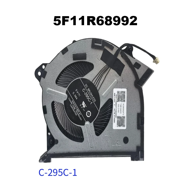 Laptop Cooling Fan C‑2100C‑1 C‑295C‑1 C‑296C‑1 5F11U39984 5F11R68992 5F11U39975 DC5V PWM Replacement Fan