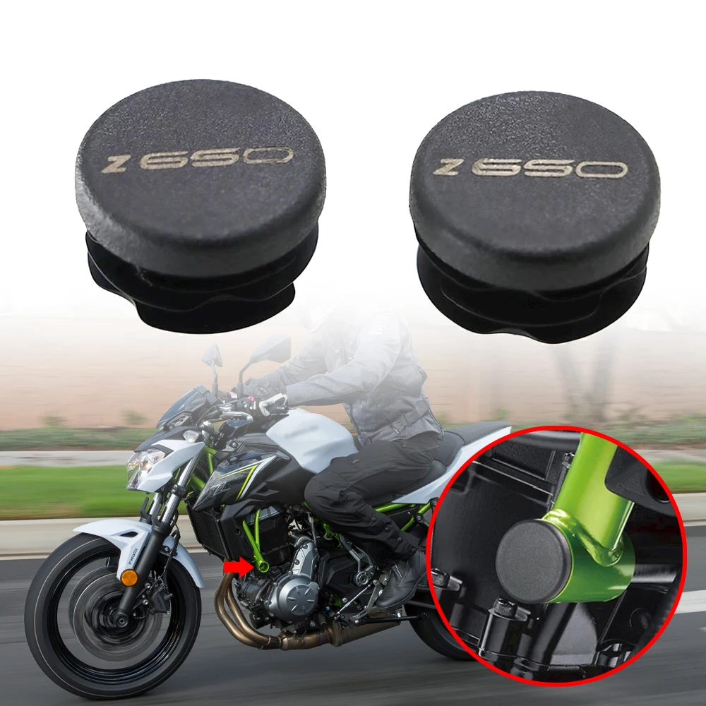 

Fit For Kawasaki Z 650 Z650 Ninja650 2017-2021 Frame Hole Cover Motorcycle Accessories ABS Plastic Frame Body Frame Caps Plug