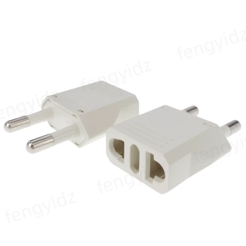 fengyidz US To EU Plug Adapter American To Euro Europe European Travel Power Adapter AC Converter Electrical Outlet Socket