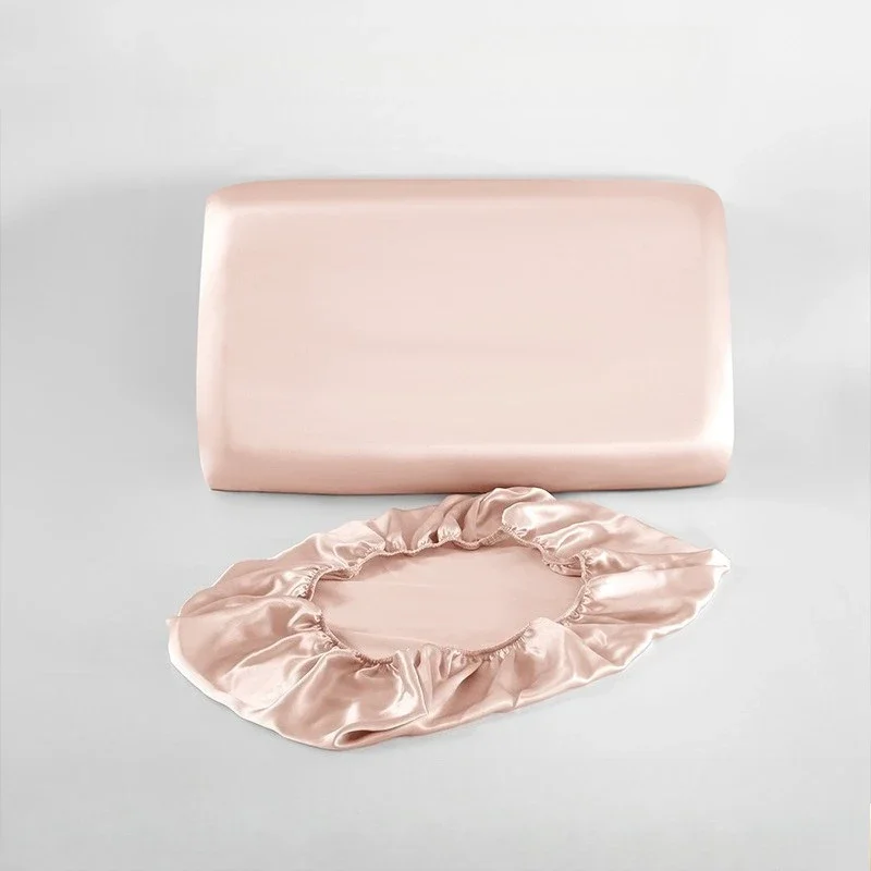 100% Mulberry Silk Pillowcase 16 Momme Full Envelope Stretch Pillow Cover for Memory Foam & Latex Pillow Hair Skin Care