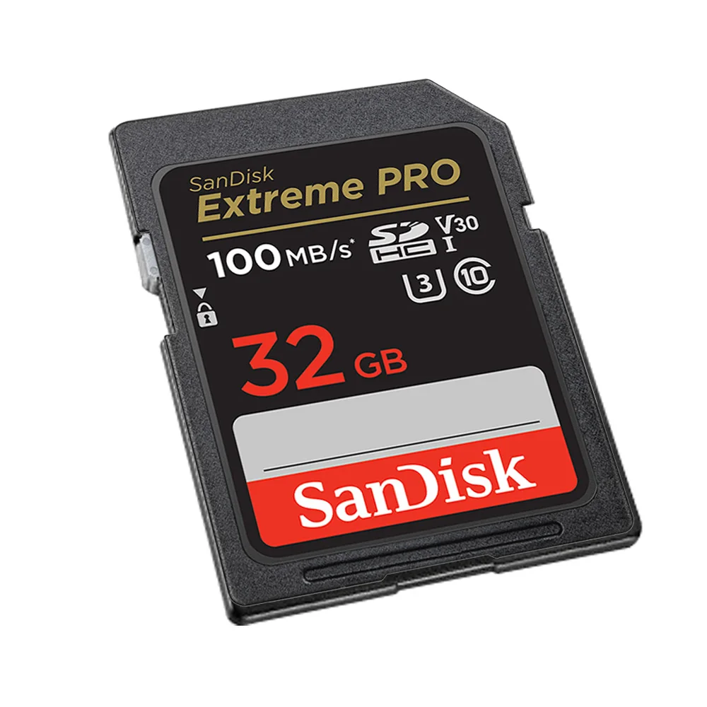 

SanDisk Extreme PRO SD Card 32G SDHC 64G 128G 256G SDXC UHS-I C 10 100M/s-200MB/s U3 Memory Card Support V30 4K for Camera/DV/SL