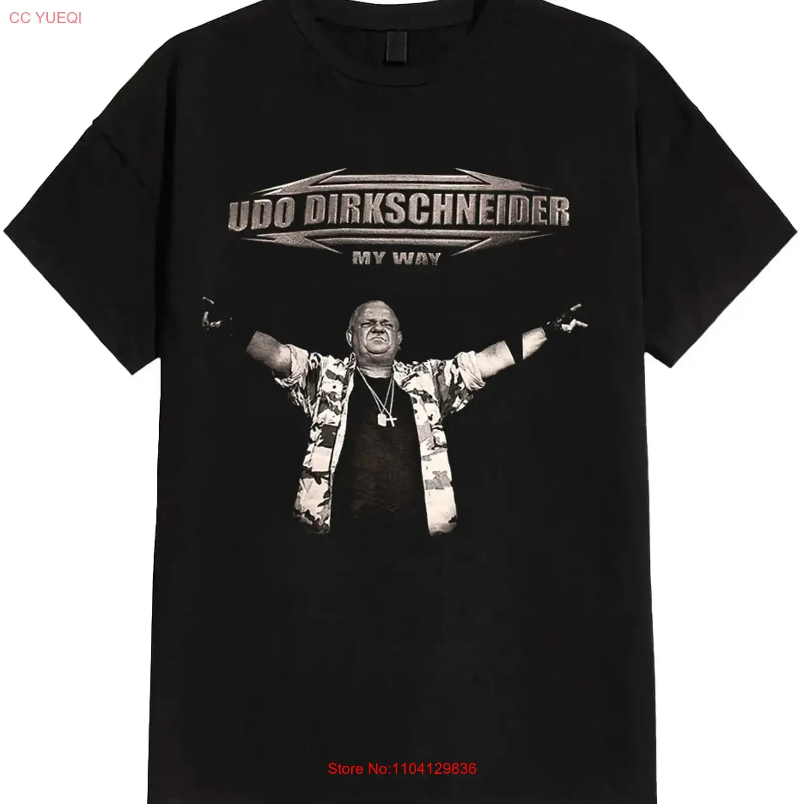 Udo Dirkschneider Band Photo T shirt S to 5XL UR183 vintage Washed Versatile Casual Soft Slightly Breathable Stylish