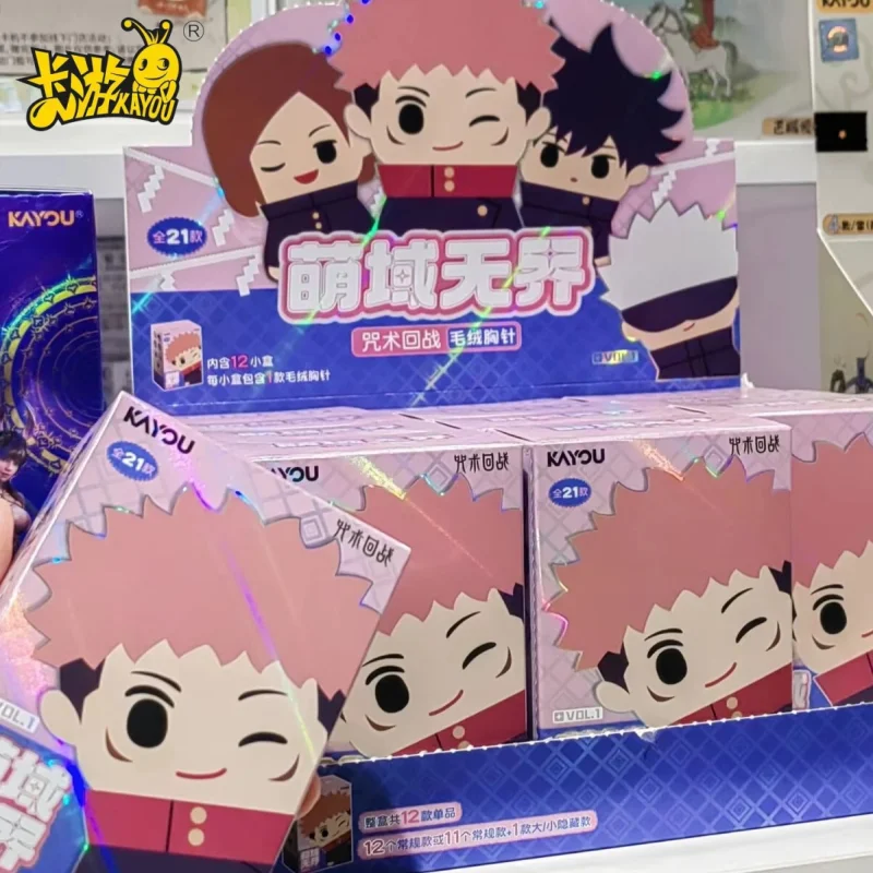 

Новый хит продаж Kayou, оригинальная брошь в виде глухой коробки дзюдзюцу кайсен, загадочная коробка, кулон Satoru Gojo, кукла, детские игрушки, подарок на день рождения