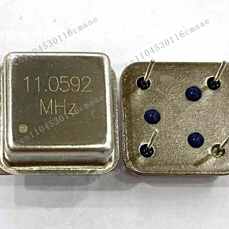Ten Items Square Plug-in, Active Crystal Oscillator 11.0592MHZ 11.0592M DIP-4 Plug-in
