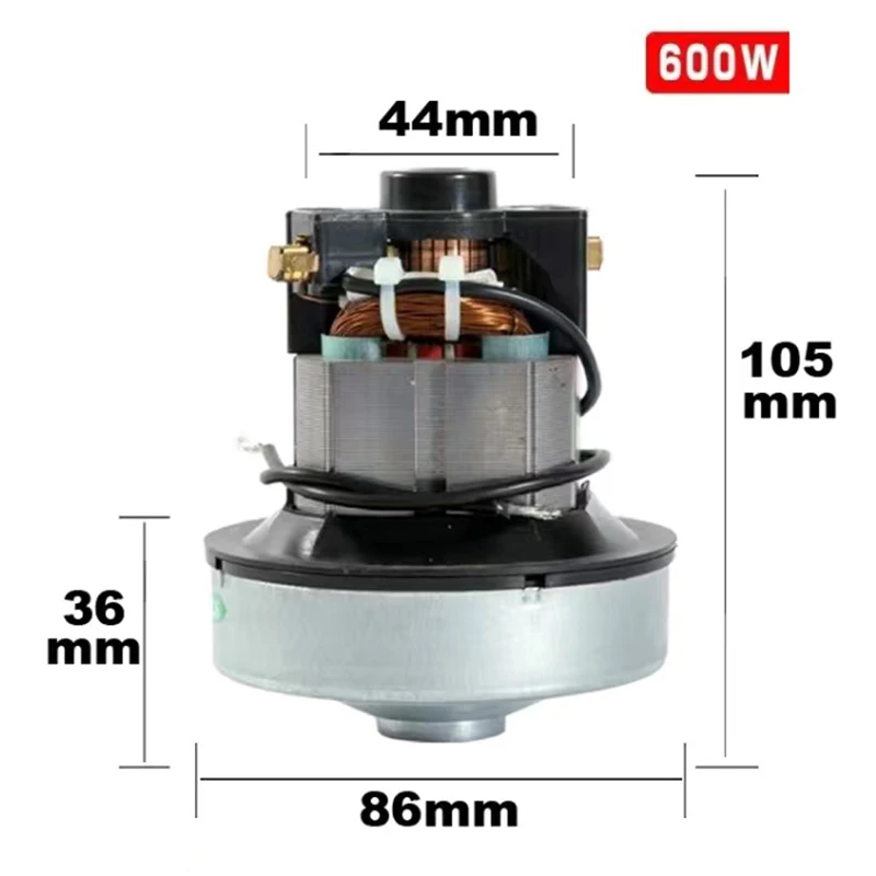 SC861A 400W/600W Vacuum Cleaner Motor Handheld Push Rod Dual-Use Accessory Diameter 86mm Sa2801 for Household Cleaning Equipment