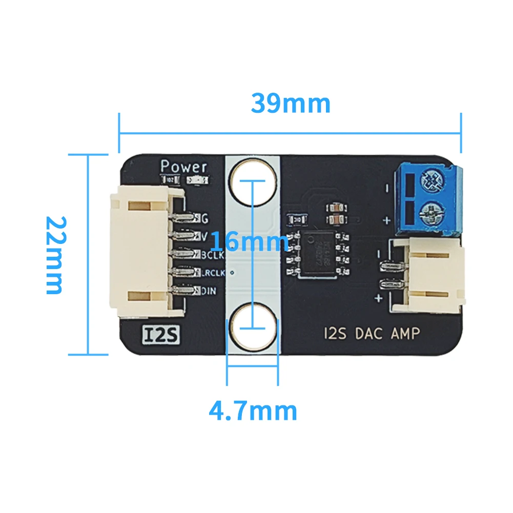 I2s وحدة مضخم الصوت مكبر للصوت وحدة مكبر الصوت مكبر الصوت الصغير الذكاء الاصطناعي Xiaozhi Ai الحوار الصوتي #4