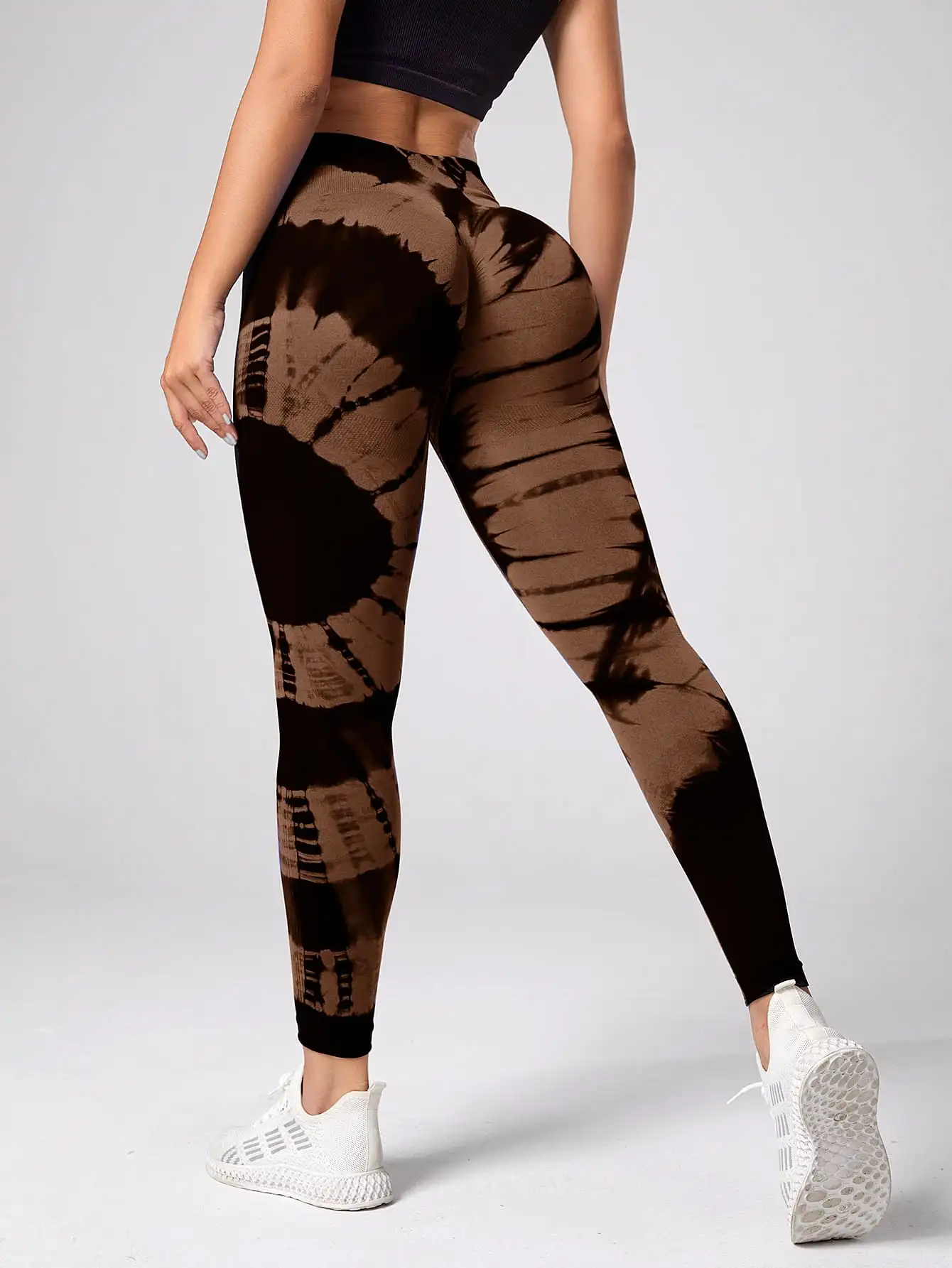 Seamless Leggings for Women Fitness Yoga Pants High Waist Tie Dye Legging Workout Scrunch Butt Lifting Sports Gym Tights Woman