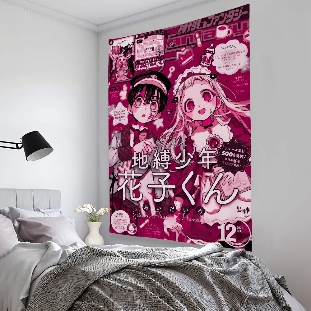 

J-Jibaku S-Shounen H-Hanako-kunS Tapestry Bedroom Living Bar Outdoor Microfiber Festival Decoration Background Art Banner