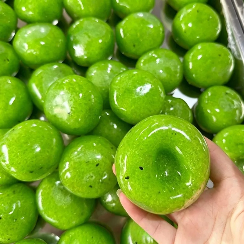 Kiwi Slush Squeeze Ball Quietschendes Fidget-Spielzeug mit Knirschgeräusch, nicht zurückfedernd, handgemachter Squishy Ball, realistische Simulation, Entspannungsspielzeug – Detail 6