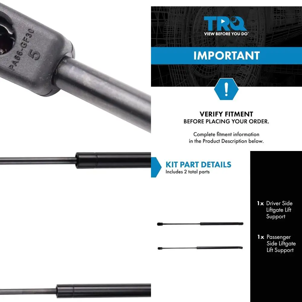 

Стойки Civic Liftgate 2002-2005 гг. — пара для поддержки со стороны водителя и пассажира TRQ