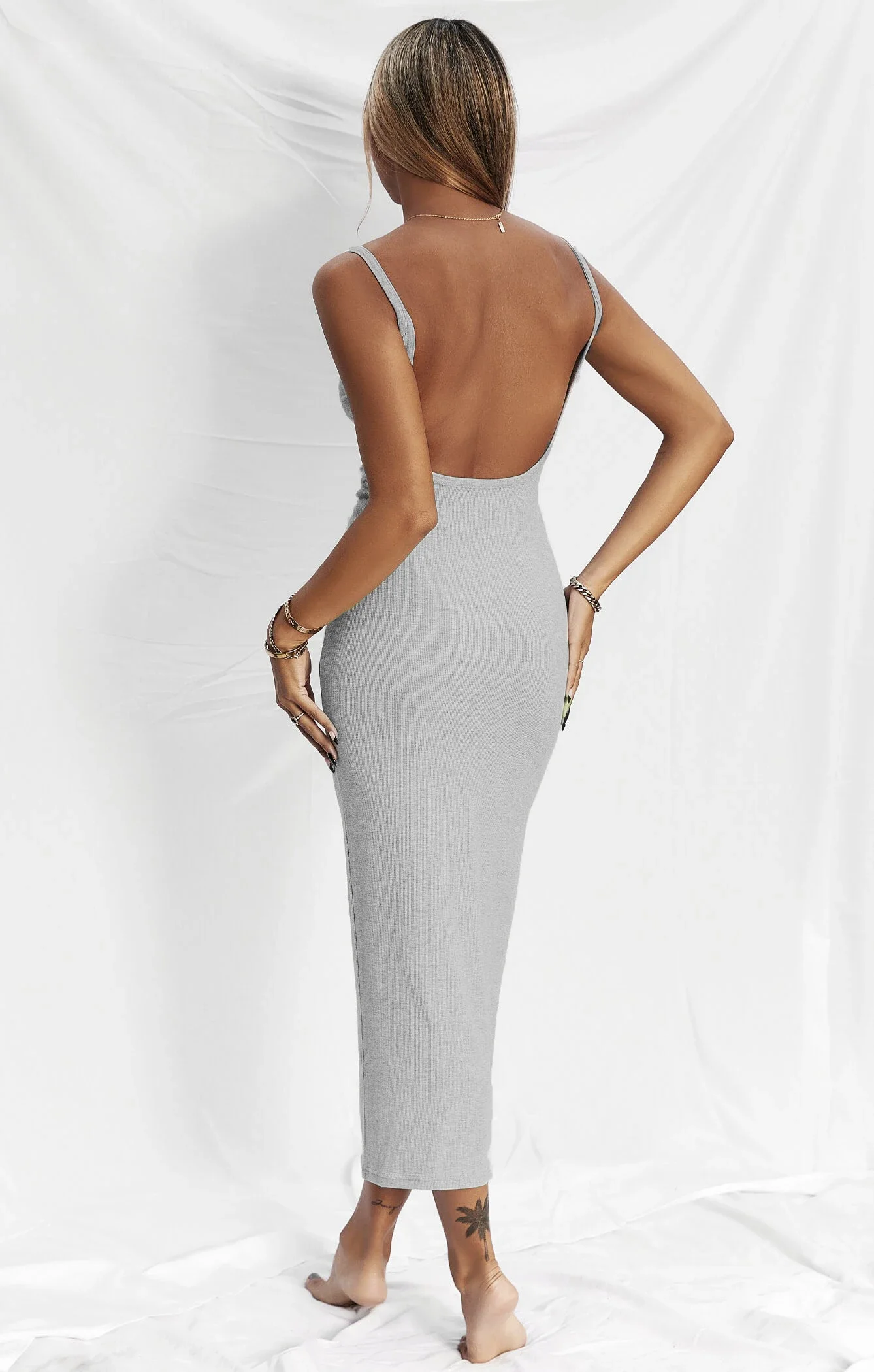 Robe dos nu découpée pour femme, robe de cocktail longue, bretelles spaghetti, tambour sexy, fête