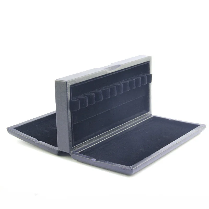 

Genuine Leather Double Reed Case, Large Capacity 2-Sided Storage Box for Oboe Bassoon Reeds, Professional Reed Holder