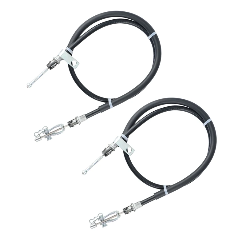 2 PCS For Club Car Precedent 2004+ Brake Cable Metal Core Driver & Passenger Side And 2018-Up Tempo G&E Golf Cart